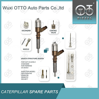 320-0677 Kit di riparazione di bruco per iniettore 320D 2645A746