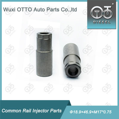 Dado di cappuccio per ugello iniettore diesel in acciaio super rapido Dimensione Φ18.9×46.9×M17*0.75 per iniettore piezoelettrico con sacchetto di plastica in scatola di carta