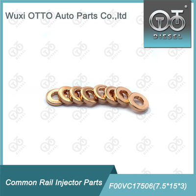 Diesel Injector Copper Washer F00VC17506 Model 7.5*15*3mm ISO9001 Certified Shim