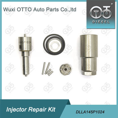Kit di riparazione dell'iniettore Diesel Denso con ugello DLLA145P1024 per modello 23670-0L010 in acciaio ad alta velocità