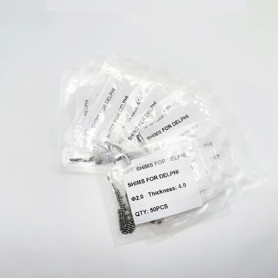 Kit di spessori per regolazione iniettori Common Rail, rondelle di spessore per riparazione diametro 2,0 mm, 3,80-4,30 (0,05 mm), 50 pezzi/sacchetto, parti di riparazione iniettori diesel