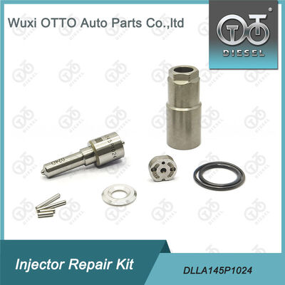 Kit di riparazione dell'iniettore Diesel Denso con ugello DLLA145P1024 per modello 23670-0L010 in acciaio ad alta velocità