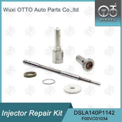 DSLA140P1142 Kit di riparazione dell'iniettore Bosch include ugello DSLA140P1142 e valvola F00VC01034